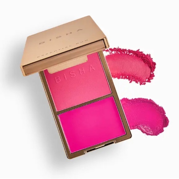 Brand New! Bisha Essential Duo Dubai Colorway Crème + Powder Blush Set - Picture 7 of 16